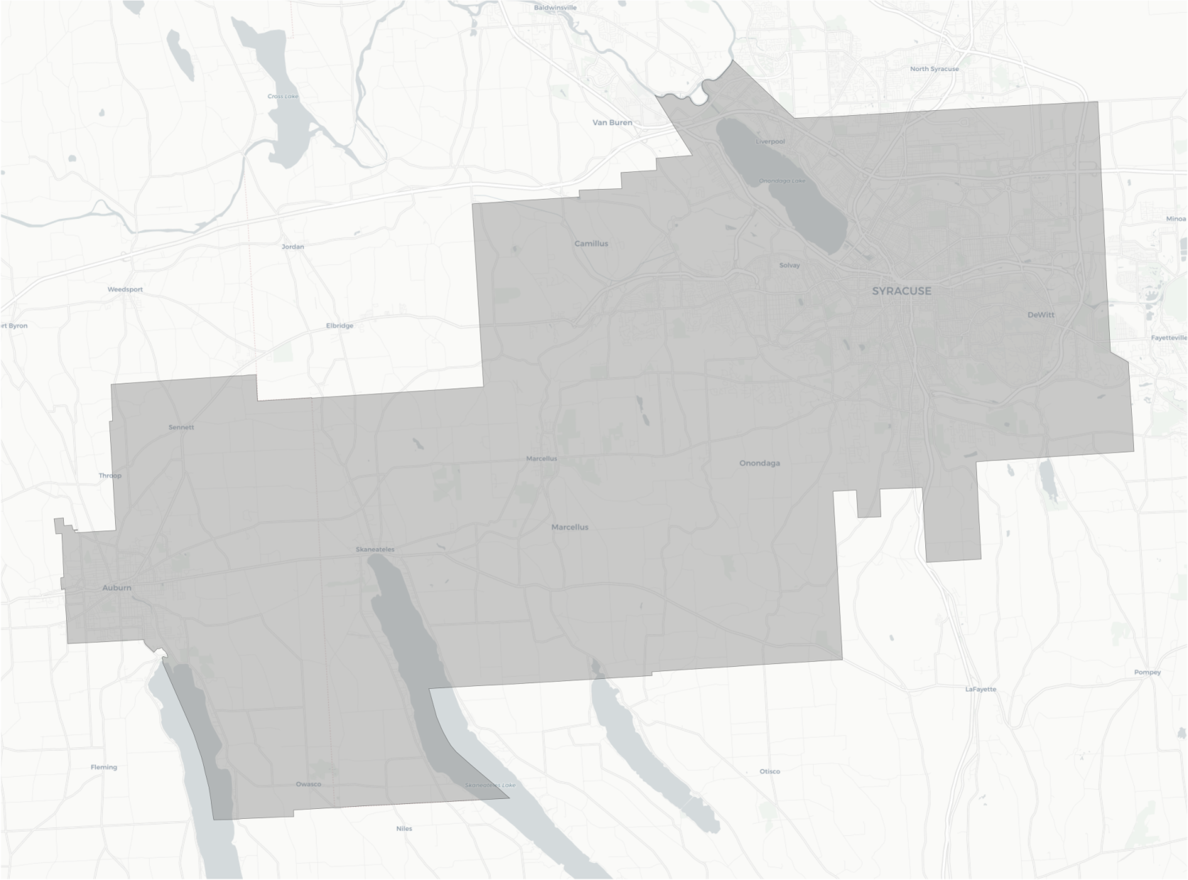 Republican proposal: 'Syracuse' state Senate district